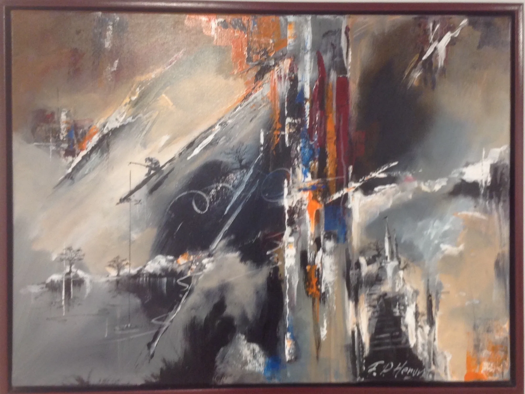 Maleri nr 109 60 cm X 80 cm